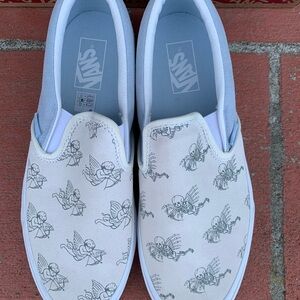 Vans Limited Edition Slip-On Love You To Death Sneakers Size 9 Men 10.5 Women